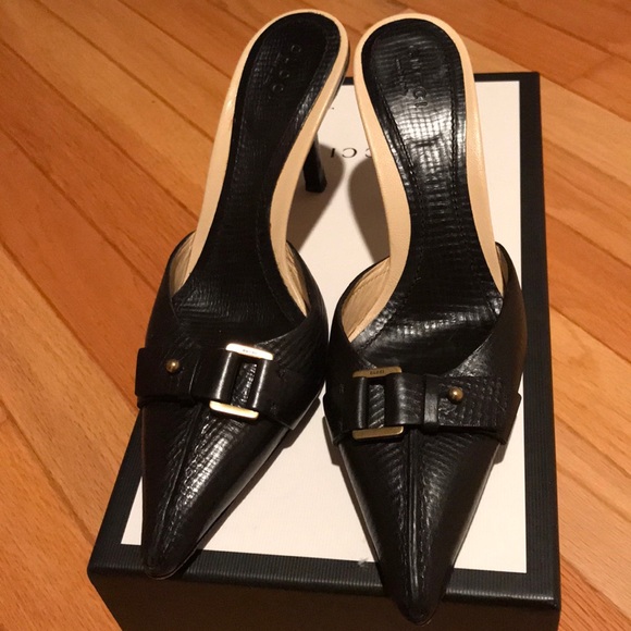 GUCCI Shoes MULE size 6 Leather